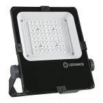 Ledvance LED Floodlight Performance Black 50W 5800lm 55x110D - 830 Warm White | IP66 - Asymmetrical