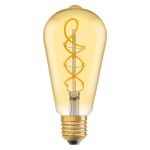 Ledvance Vintage 1906 LED E27 Pear Gold 4W 300lm - 820 Extra Warm White | Replaces 25W