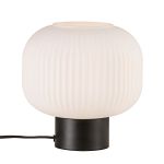 Nordlux Milford Table Lamp Glass Black | Suitable for E27