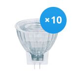 Multipack 10x Ledvance Performance LED Spot Reflector GU4 MR11 4.2W 345lm 36D - 840 Cool White | Replaces 35W