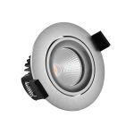 Noxion LED Spot Hydro Tiltable Fireproof Aluminium 6W 400lm 36D - 927 Extra Warm White | Cutout 83mm - IP65 - Best Colour Rendering - Dimmable