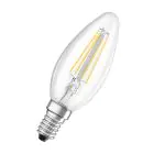 Osram Classic LED E14 Candle Filament Clear 5.5W 806lm - 827 Extra Warm White | Dimmable - Replaces 60W