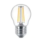 Philips Master Value LED Lustre E27 Ball Filament Clear 3.4W 470lm - 927 Extra Warm White | Best Colour Rendering - Dimmable - Replaces 40W