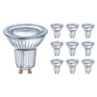 Multipack 10x Ledvance Performance LED Spot Reflector GU10 PAR16 4.3W 350lm 120D - 827 Extra Warm White | Replaces 30W